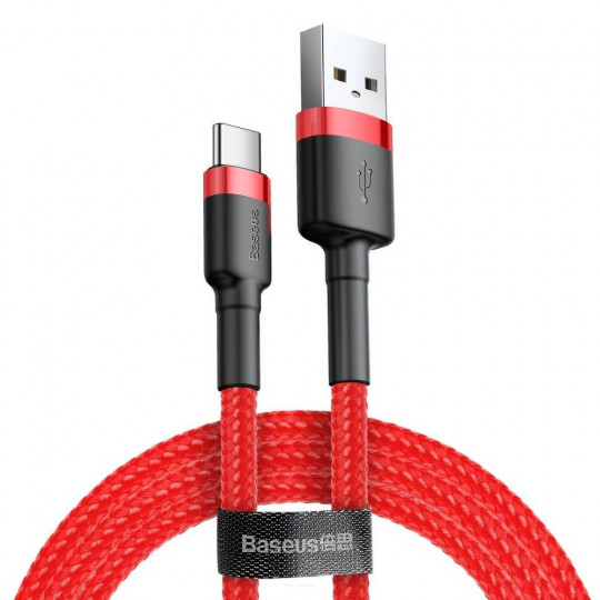 Kabel USB/USB-C 2 metry czerwony CATKLF-C09 Baseus