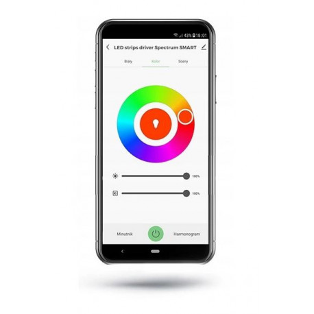 Zestaw Pasek LED RGBW+CCT+DIM 17W 12V Wi-Fi 5m silm SPECTRUM