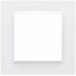 Simon10 Ramka 1-krotna CR1/11 biała SIMON