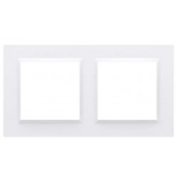 Simon10 Ramka 2-krotna CR2/11 biała SIMON