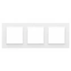 Simon10 Ramka 3-krotna CR3/11 biała SIMON