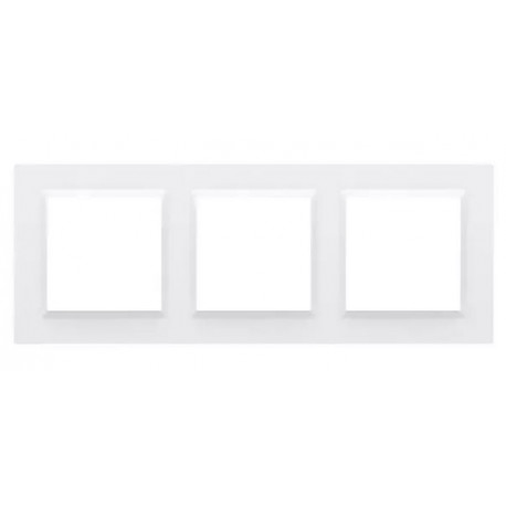 Simon10 Ramka 3-krotna CR3/11 biała SIMON