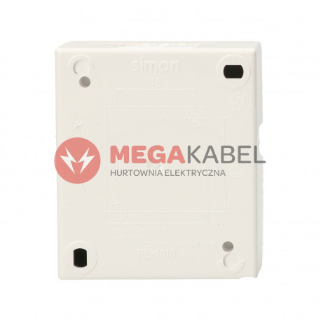 Aquarius Łącznik jednobiegunowy bryzgoszczelny IP54 AQW1/11 biały SIMON