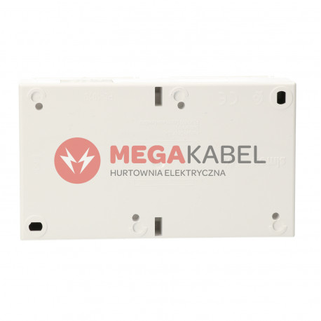 Aquarius Gniazdo 2-krotne z uziemieniem klawisz AQGZ1-2/11 biały SIMON