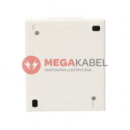 Aquarius łącznik schodowy bryzgoszczelny IP54 AQW6/11 biały SIMON