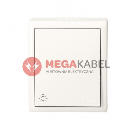 Aquarius Przycisk Światło AQS1/11 biały SIMON