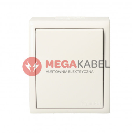 Aquarius Łącznik Pojedynczy podświetlany AQW1L/11 biały SIMON