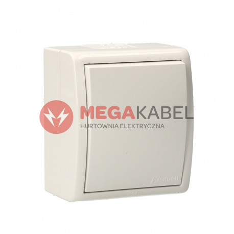 Aquarius Łącznik Pojedynczy podświetlany AQW1L/11 biały SIMON