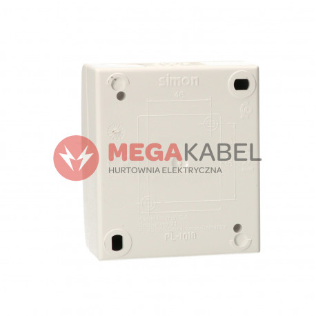 Aquarius Łącznik Pojedynczy podświetlany AQW1L/11 biały SIMON