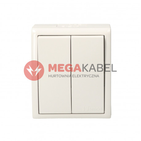 Aquarius łącznik świecznik bryzgoszczelny z podświetleniem AQW5L/11 biały SIMON