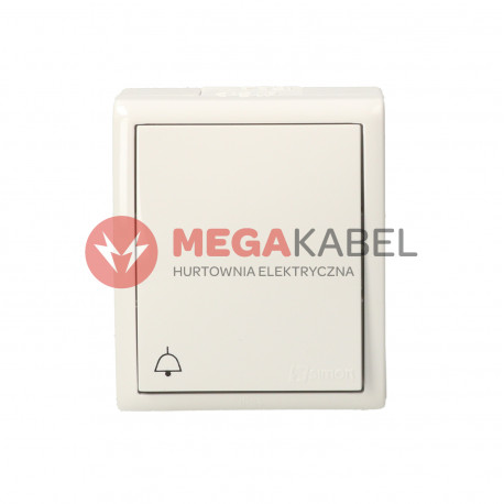 Aquarius Przycisk Dzwonek z podświetleniem AQD1L/11 biały SIMON