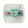 Akord 1gang socket outlet with grounding smoke key AGZ1Be/11 white SIMON