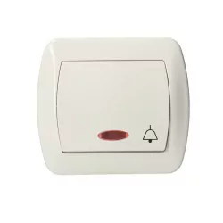 Akord łącznik dzwonek podświetlany AD1L/11 biały SIMON