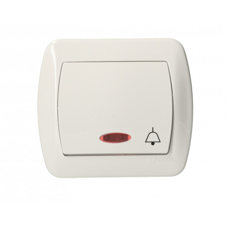 Akord łącznik dzwonek podświetlany AD1L/11 biały SIMON