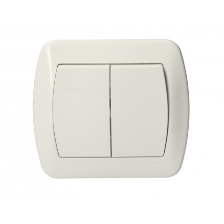 Akord Łącznik podwójny AW6/2/11 biały SIMON