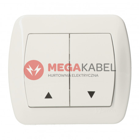 Akord Łącznik żaluzjowy 2-biegunowy AZ1/11 biały SIMON