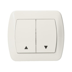 Akord Łącznik żaluzjowy 2-biegunowy AZ1/11 biały SIMON