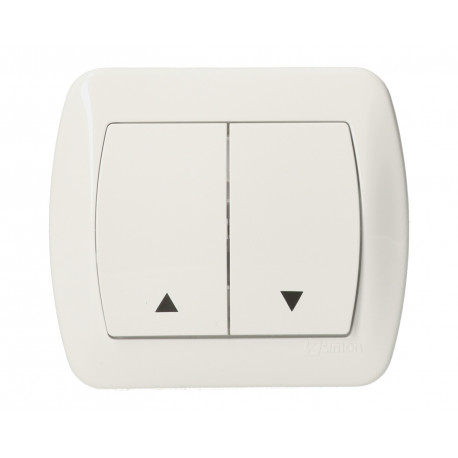 Akord Łącznik żaluzjowy 2-biegunowy AZ1/11 biały SIMON