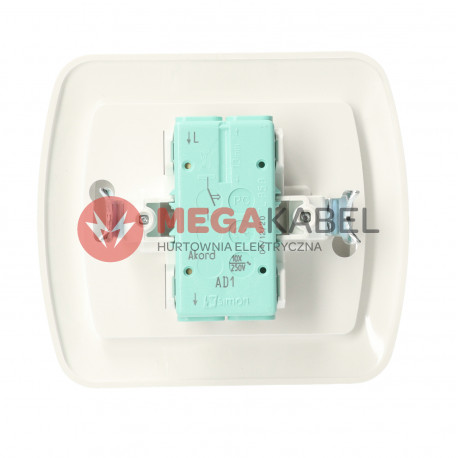 Akord Łącznik Dzwonek AD1/11 biały SIMON