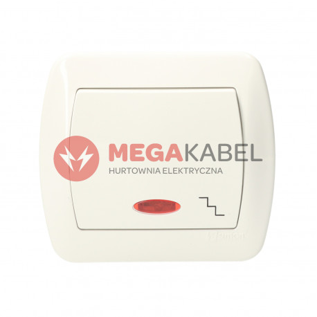 Akord Łącznik schodowy podświetlany biały SIMON