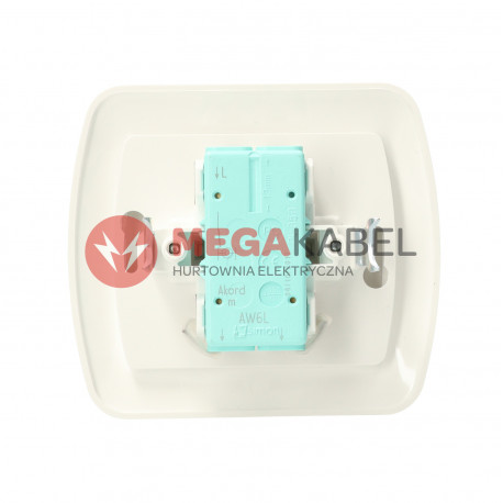 Akord Łącznik schodowy podświetlany biały SIMON