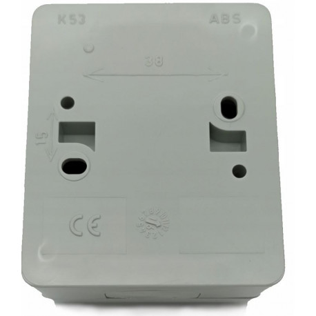 Koala łącznik świecznikowy natynkow IP44 popiel 152-08