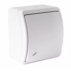 Koala łącznik schodowy natynkowy IP44 biały 153-01