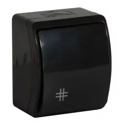 Koala łącznik krzyżowy n/t IP44 czarny 154-05