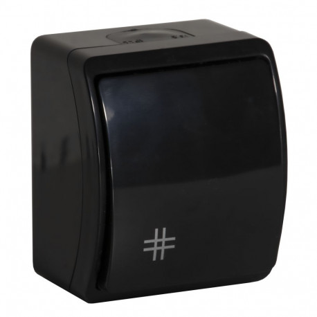 Koala łącznik krzyżowy n/t IP44 czarny 154-05