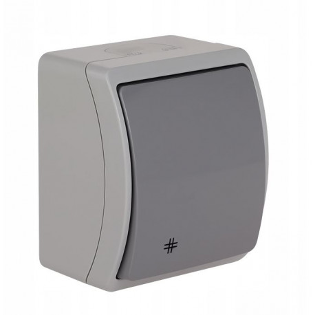 Koala łącznik krzyżowy n/t IP44 popiel 154-08