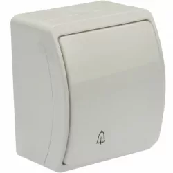 Koala łącznik dzwonek n/t biały 155-01 IP44 Viplas