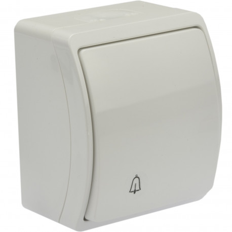Koala łącznik dzwonek n/t biały 155-01 IP44 Viplas