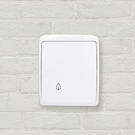 Koala łącznik dzwonek n/t biały 155-01 IP44 Viplas