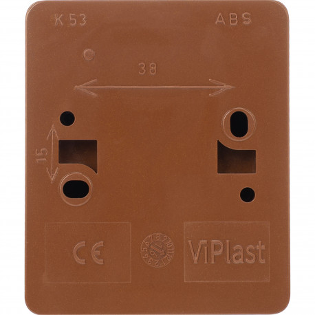 Koala łącznik dzwonek natynkowy brązowy 155-02