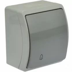 Koala łącznik dzwonek natynkowy IP44 popiel 155-08