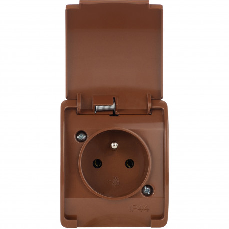 Koala gniazdo pojed.2P+Z n/t brązow z klap. 161-02