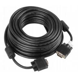 Kabel EURO  audio-wideo wtyk RCAx2 wtyk+SVHS wtyk 15 metrów C.E