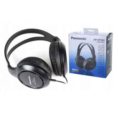 Słuchawki stereo czarne nauszne Panasonic