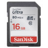 Karta pamięci SDHC 16GB class10 80MB/s SanDisk