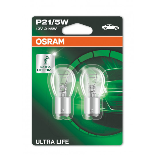 Żarówka samochodowa BAY15d 12V P21/5W 2 sztuki OSRAM