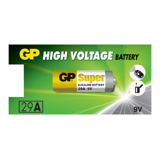 GP HighVoltage 9V 29A battery 1 piece 29A-U5 GP.