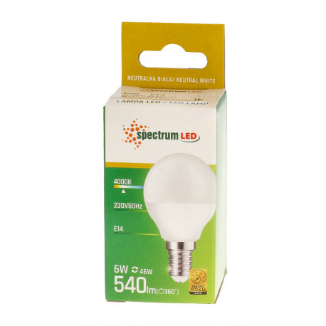 LED-lampa E27/6W/230V 4000K