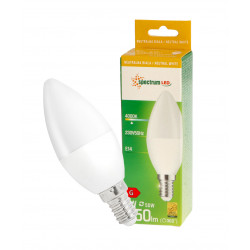 Żarówka LED E14 świecowa 8W 230V neutral NW Spectrum