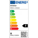 Żarówka LED E14 świecowa 8W 230V zimna CW Spectrum