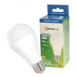 Żarówka LED GLS E27 20W CW PREMIUM Spectrum