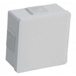 Puszka natynkowa 86x86x40 IP55 popiel 001-03 VIPLAST