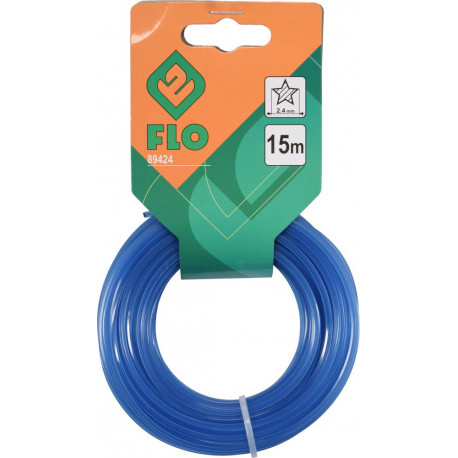 Żyłka tnąca 2,4 mm gwiazdka 15 metrów 89424 FLO
