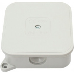 Puszka biała natynkowa 027-01 85x85x35 IP44 ViPlast