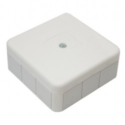 Puszka biała natynkowa 031-01 85x85x37 IP55 ViPlast