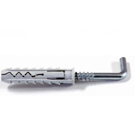 Kołek rozporowy z hakiem prostym 8x40 KHP-8-4084